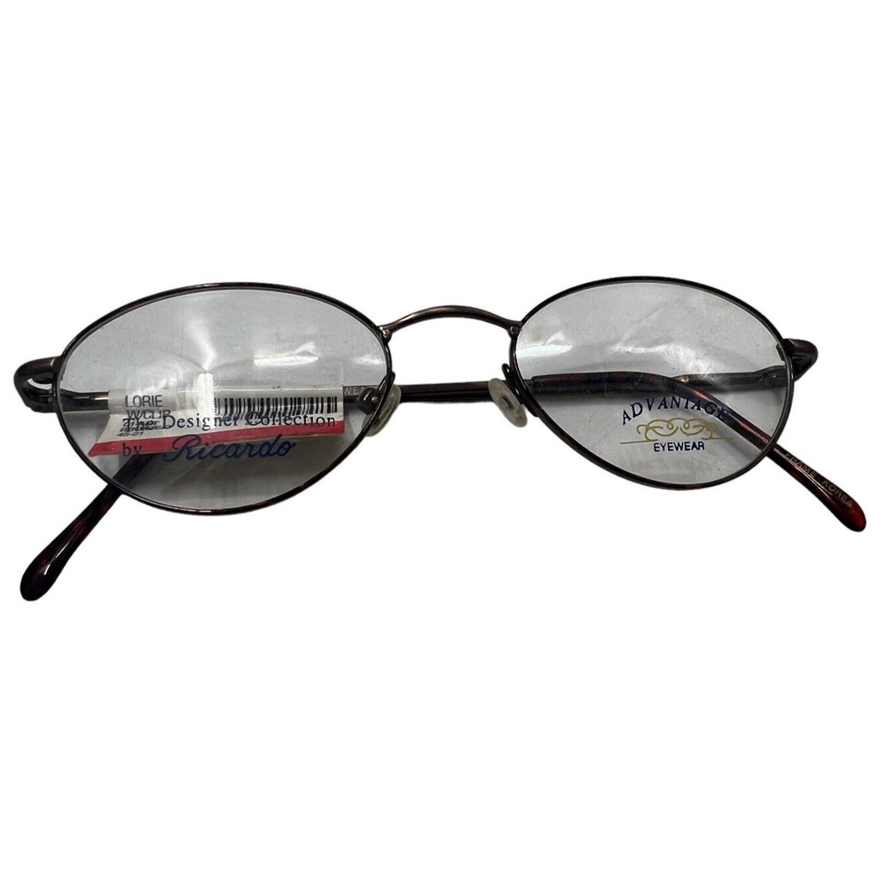 Advantage Eyewear Ricardo Eyeglasses Frames Bronze 45 21 New with tags